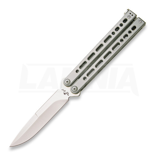 Balisong Bear Ops Bear Song VIII Spear Point, cinza