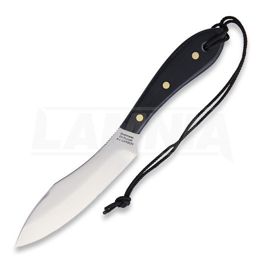 Grohmann Survival Knife, black micarta