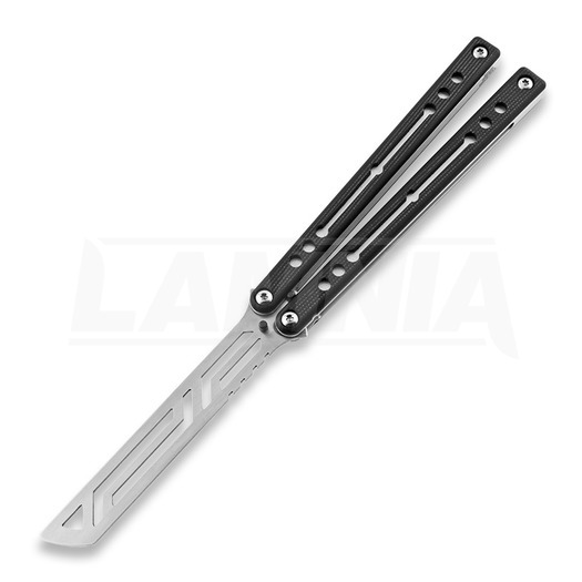 Squid Industries Nautilus Silver balisong trainer