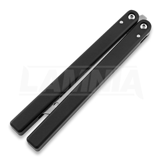 Squid Industries Triton balisong trainer, crna