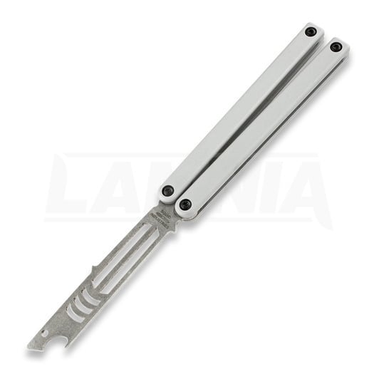 Balisong trainer Squid Industries Mako Bottle Opener, silver