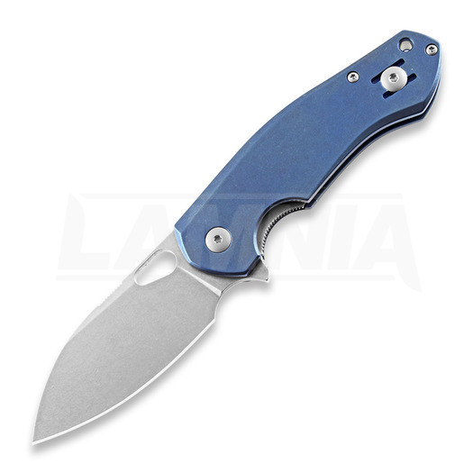 Πτυσσόμενο μαχαίρι GiantMouse ACE Biblio Titanium, μπλε
