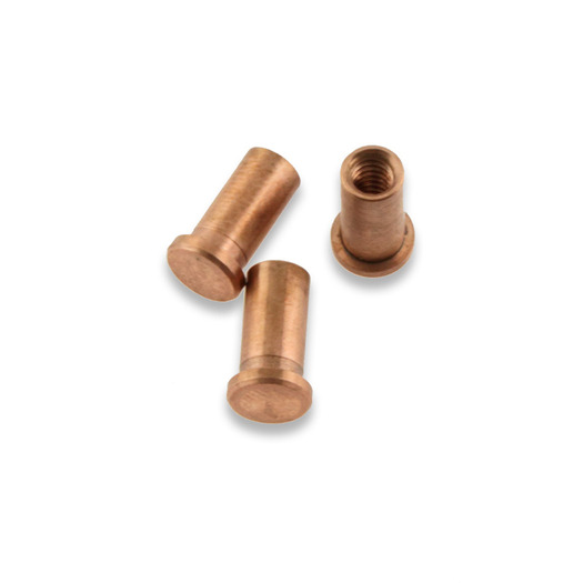 Hinderer XM-18 3.5 Handle Nuts Set Of 3, copper