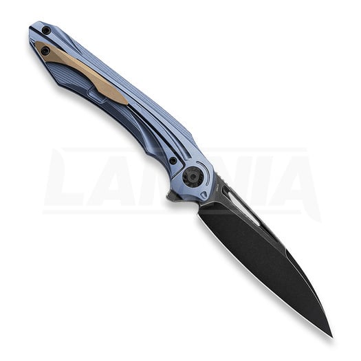 Bestech Wibra foldekniv, blå 001C