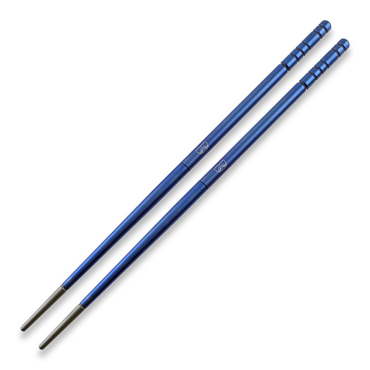 Due Cigni Titanium Chopsticks, blue