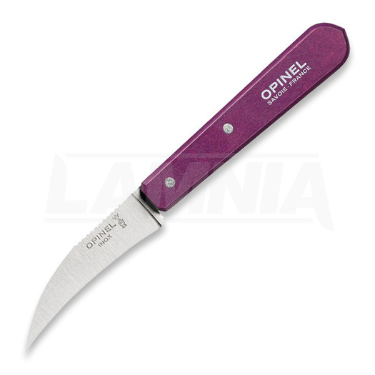 Opinel No 114 Vegetable Knife, burgundy