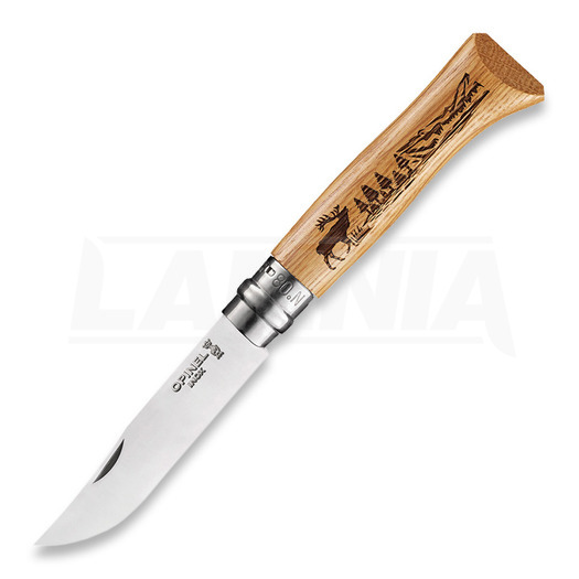 Opinel No 8 folding knife, Elk