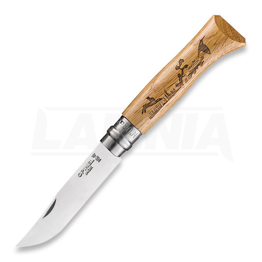 Opinel No 8 folding knife, Hare
