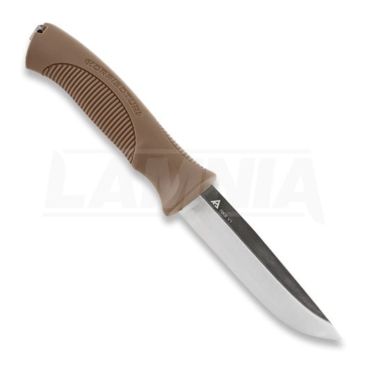 Rokka Korpisoturi knife, coyote with Ulticlip