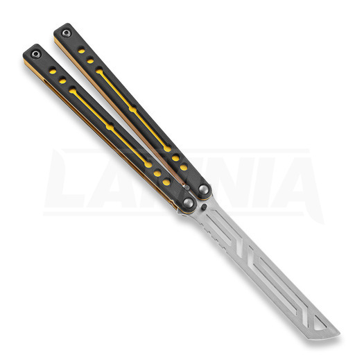 Squid Industries Nautilus balisong trainer, gold