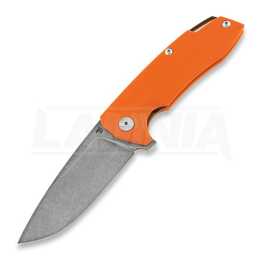 ST Knives Wolverine 折り畳みナイフ, オレンジ色