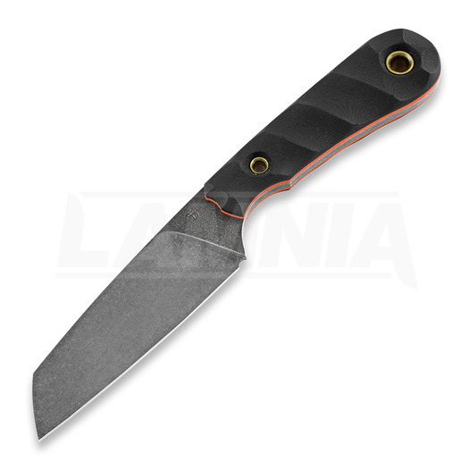 ST Knives Ibex Stonewashed knife, black