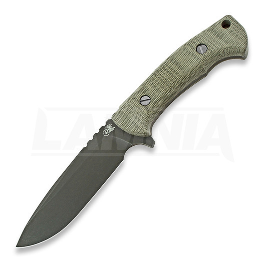 Couteau Hinderer Ranch 3V Drop Point, vert