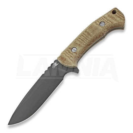 Couteau Hinderer Ranch 3V Drop Point, natural