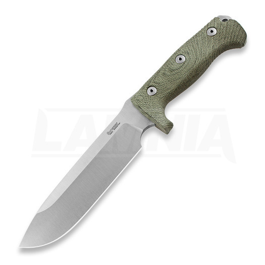 Couteau de survie Lionsteel M7 Green Canvas Micarta