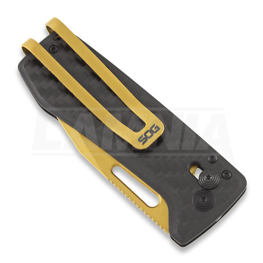 Πτυσσόμενο μαχαίρι SOG Ultra XR Carbon Fiber Gold SOG-12-63-02-57