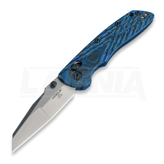 Hogue Deka Able Lock vouwmes, wharncliffe, blauw