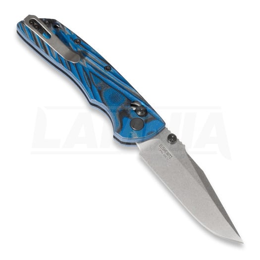 Hogue Deka Able Lock foldekniv, clip point, blå