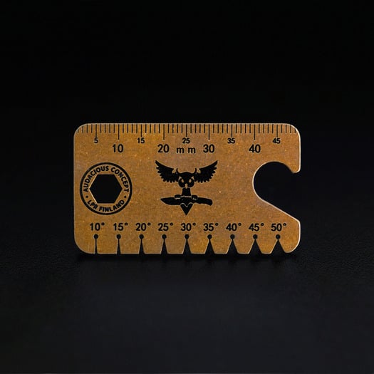 Audacious Concept Dog Tag Tool, Bronzed AC301000302