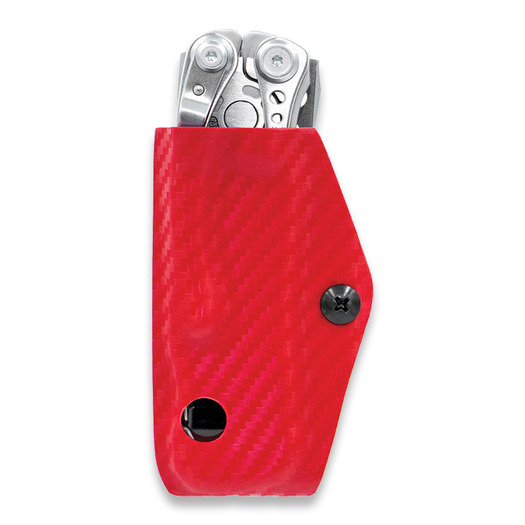Clip & Carry Leatherman Skeletool sheath, red