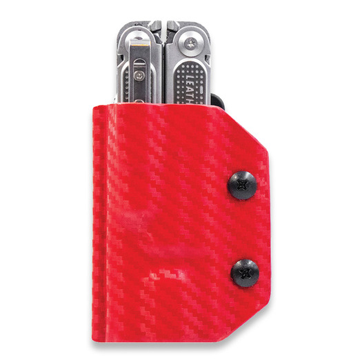 Clip & Carry Leatherman Free P2 Sheath, rouge