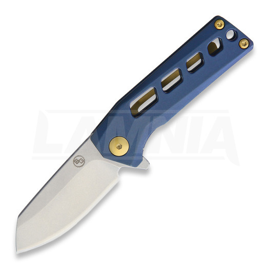 StatGear Slinger Framelock folding knife, blue