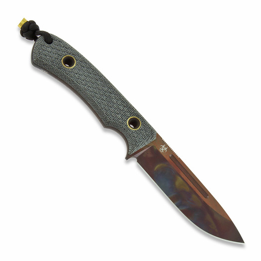 Nůž TRC Knives K-1s Virus Edition, black micarta