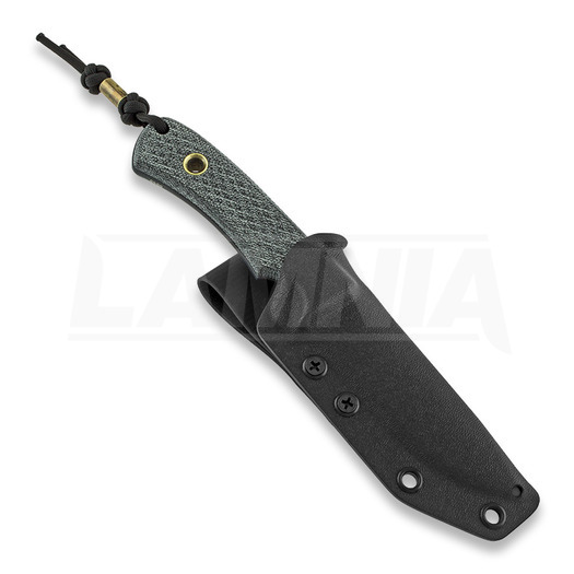 Cuchillo TRC Knives K-1s Virus Edition, black micarta
