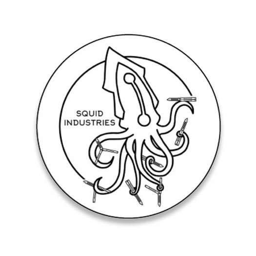 Squid Industries Flipping Squid Sticker