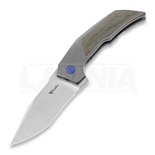 Reate T3000 folding knife, blue screws