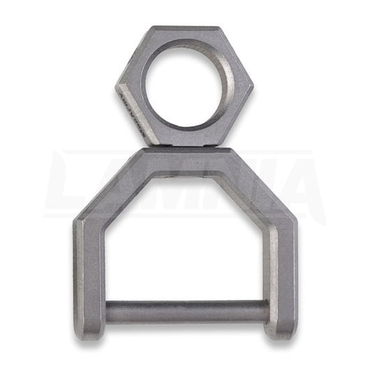MecArmy CH5 Titanium rotatory D shape key ring, middle
