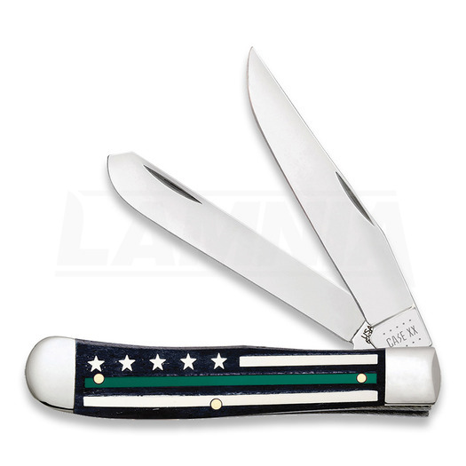 Case Cutlery Stripes of Service Trapper pocket knife 09575