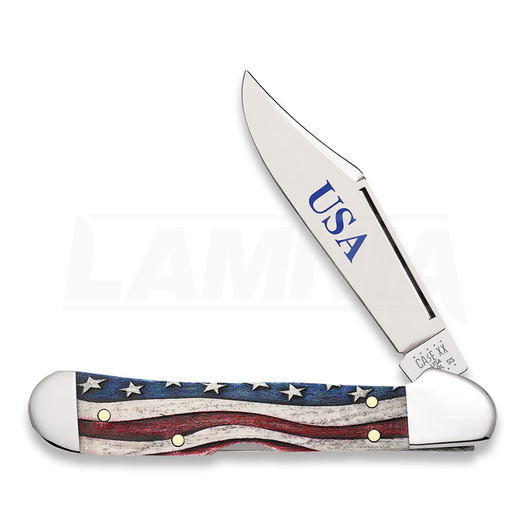 Case Cutlery Mini Copperlock Star Spangled pocket knife 64141