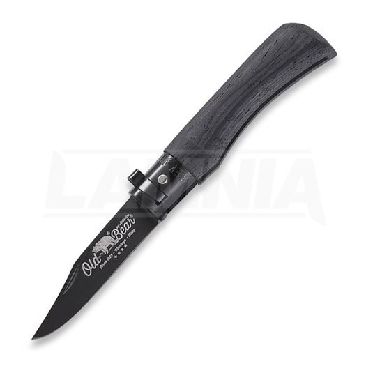 Antonini Old Bear Total Black XS folding knife, aluminium collar