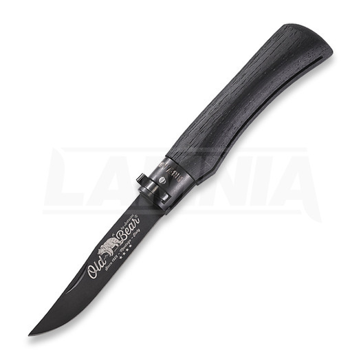 Antonini Old Bear Total Black S סכין מתקפלת, aluminium collar