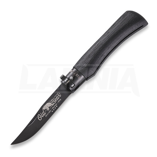 Antonini Old Bear Total Black XL folding knife, aluminium collar