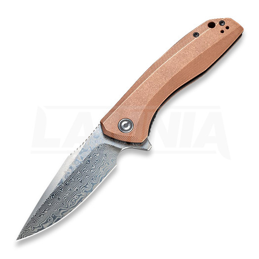 CIVIVI Baklash Damascus 折り畳みナイフ, copper C801DS-2