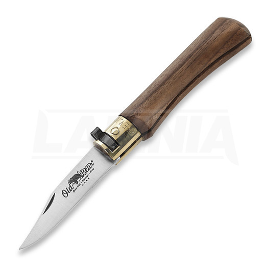 Πτυσσόμενο μαχαίρι Antonini Old Bear Collection Wood Carved XS