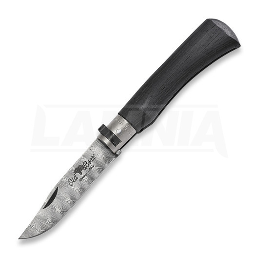 Πτυσσόμενο μαχαίρι Antonini Old Bear Damascus, μαύρο