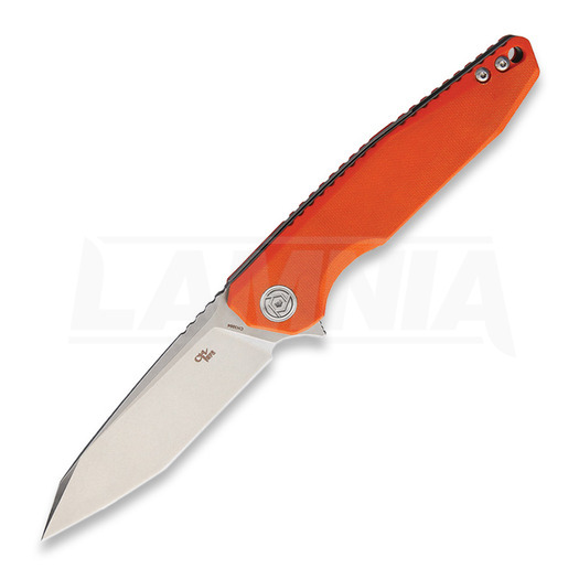 CH Knives Practical Tanto G10 sulankstomas peilis, oranžinėnge