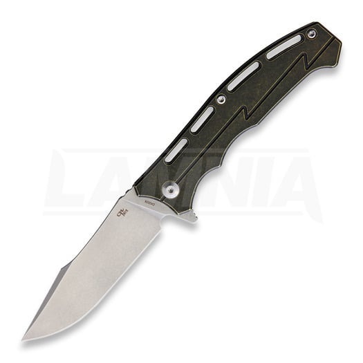 Couteau pliant CH Knives Lightweight Modified Clip Point, bronze