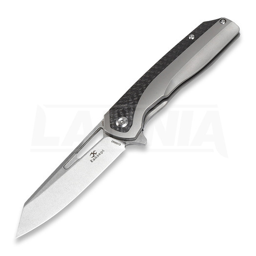 Kansept Knives Shard 折り畳みナイフ, carbon fiber