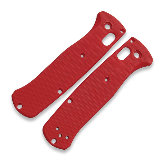 Flytanium Bugout G10 handle scales, red