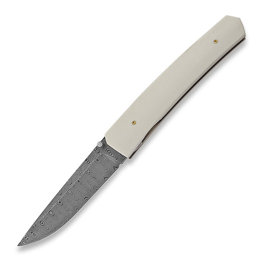 Jukka Hankala Piili Damascus Moose Shinbone sklopivi nož