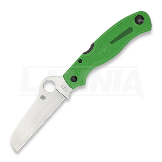 Spyderco Atlantic Salt LC200N folding knife, green C89FPGR