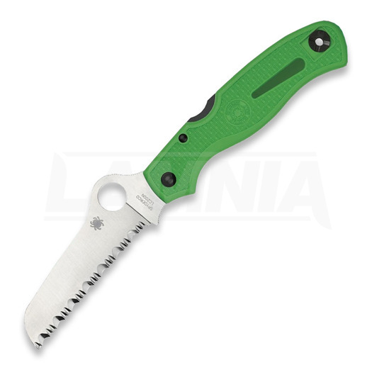 Spyderco Atlantic Salt LC200N folding knife, spyderedge, green C89FSGR