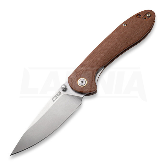 CJRB Feldspar folding knife, brown