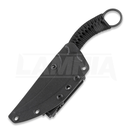 Couteau Bastinelli Fixed Mako Black Cobra Wrap