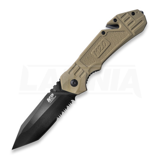 Smith & Wesson M&P Linerlock A/O Tan folding knife