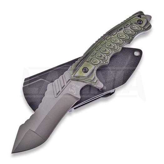 Couteau Hen & Rooster Green G10